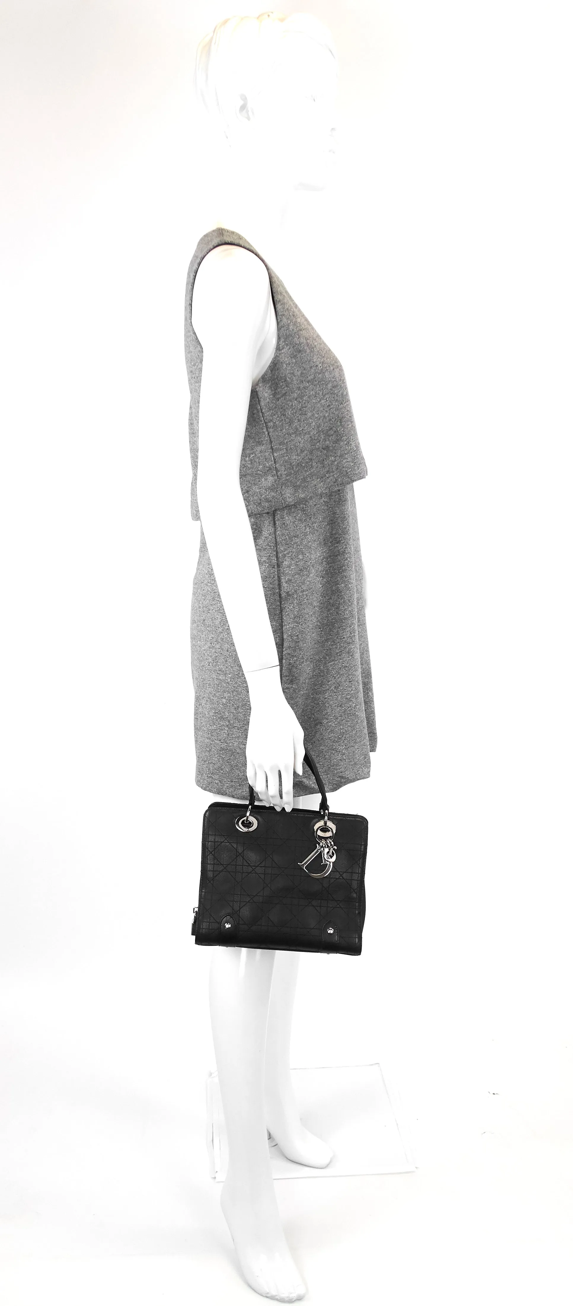 Lady Dior Small Cannage Lambskin Soft Bag