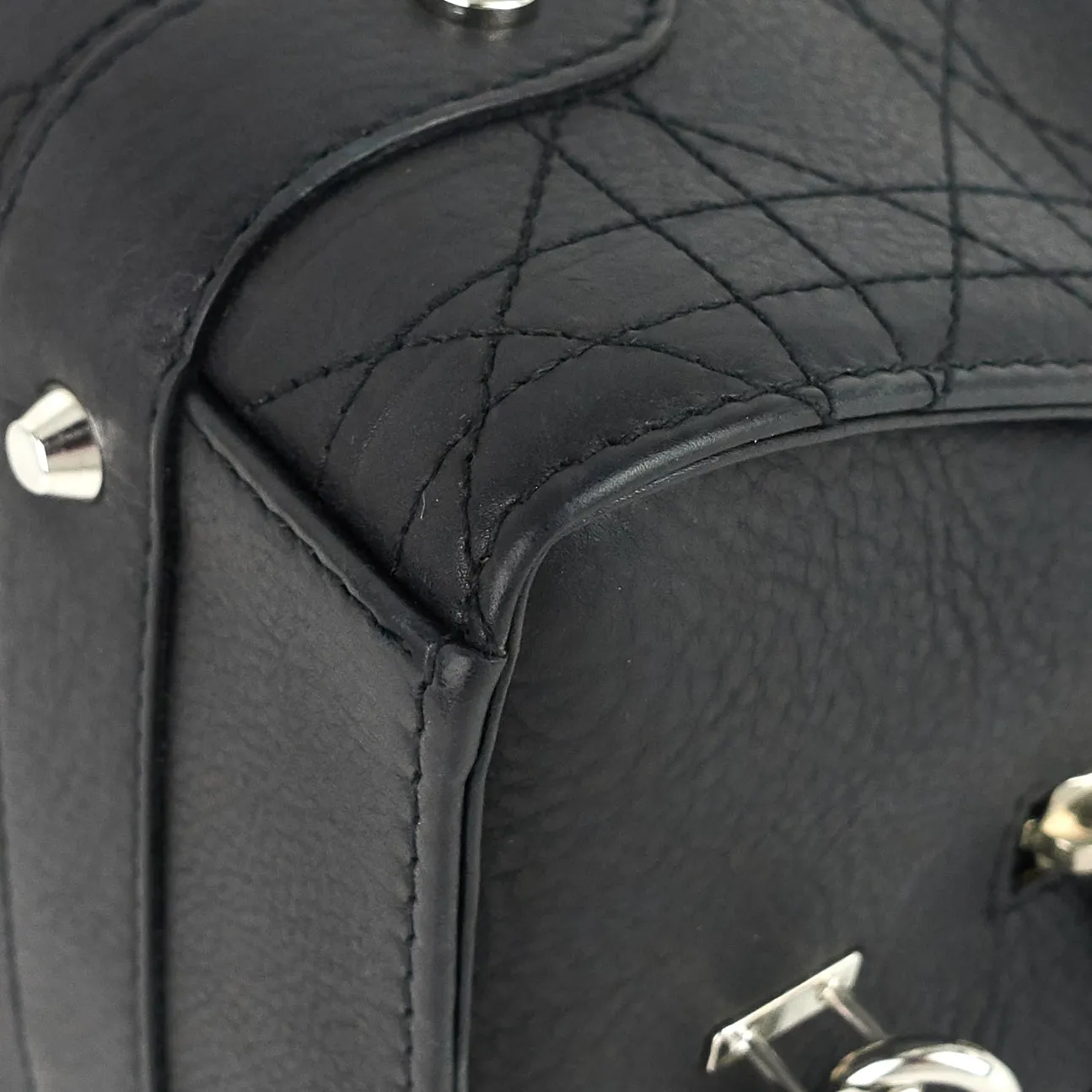 Lady Dior Small Cannage Lambskin Soft Bag