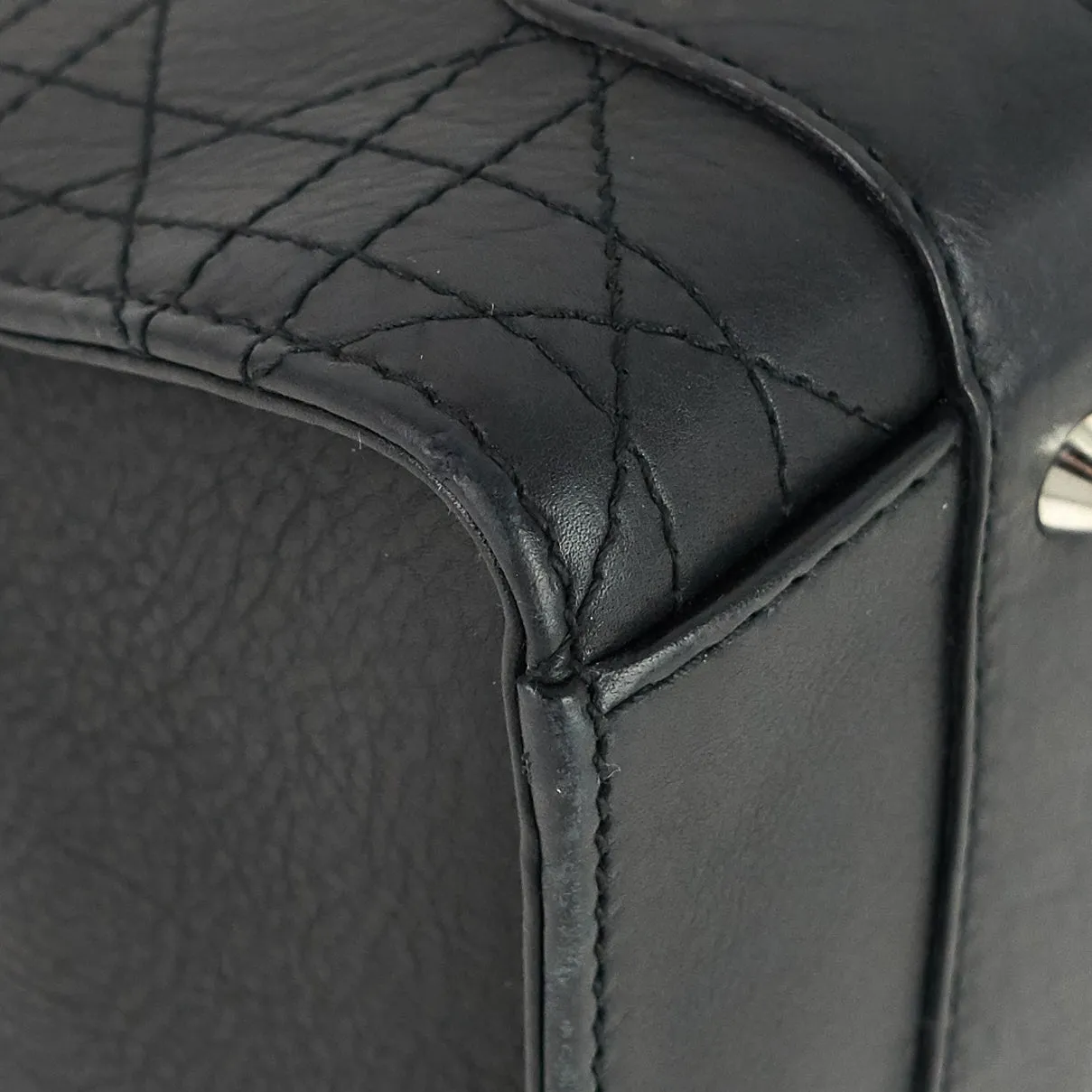 Lady Dior Small Cannage Lambskin Soft Bag