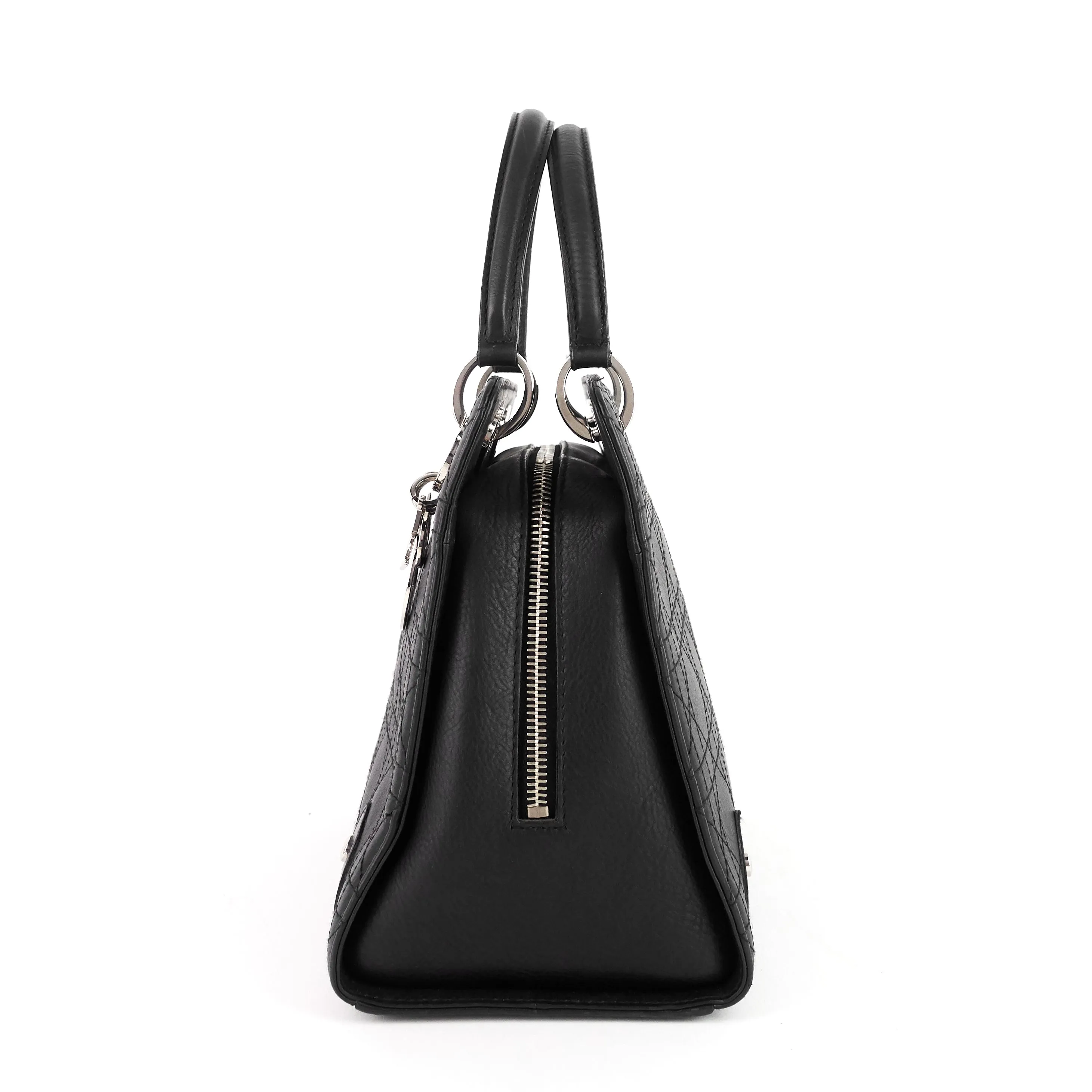 Lady Dior Small Cannage Lambskin Soft Bag